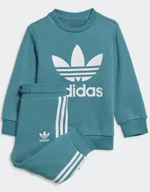 Adidas Conjunto sudadera cuello redondo y pantalón