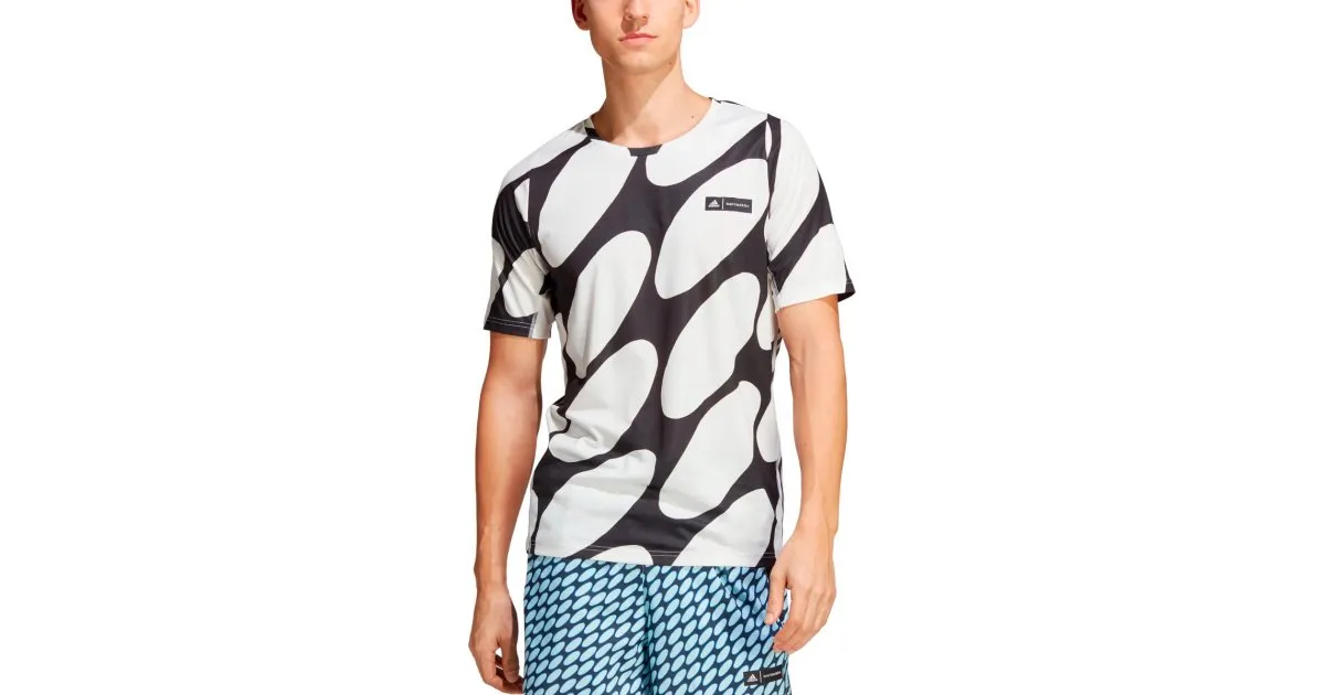 ADIDAS PERFORMANCE MARIMEKKO X RUN ICONS 3STRIPES TEE