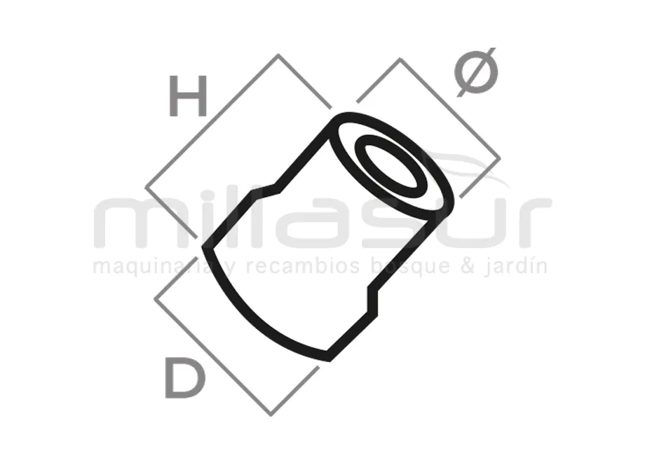AMORTIGUADOR HUSQVARNA 266, 268, 272