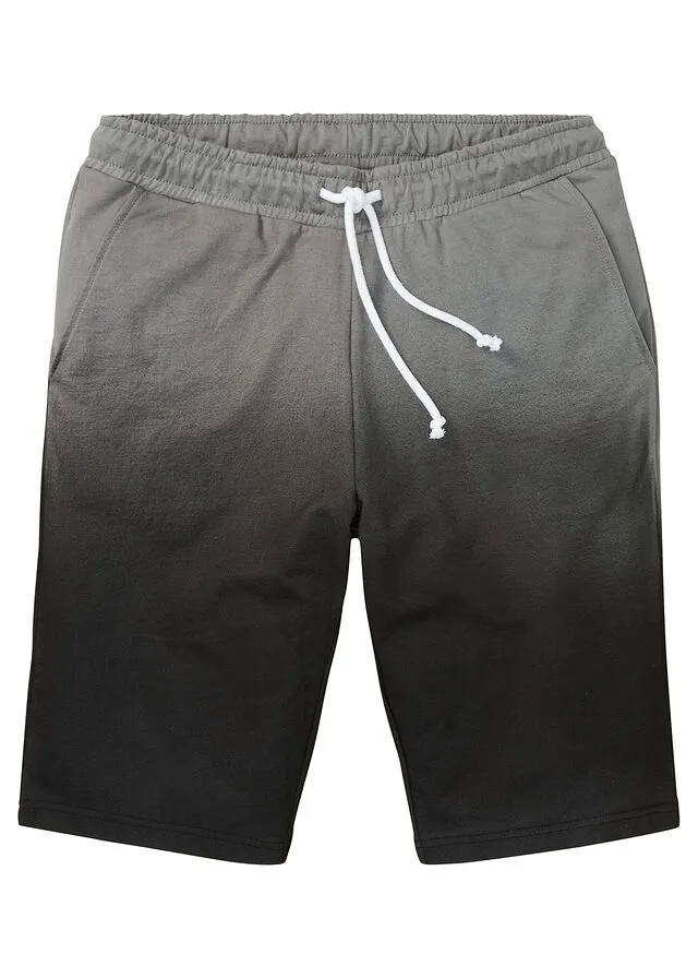 BERMUDAS DE CHáNDAL CON DEGRADADO DE COLOR GRIS HUMONEGRO