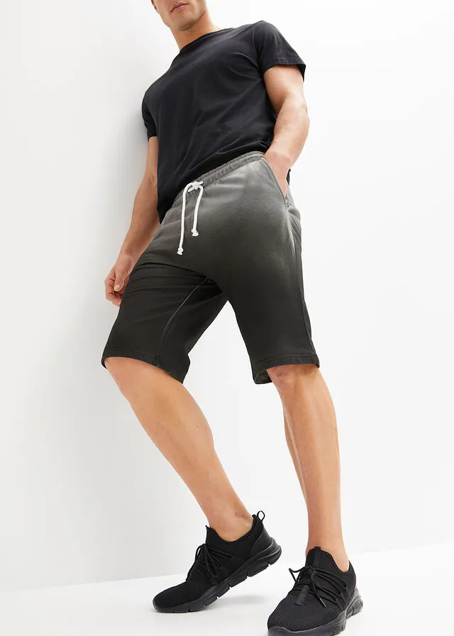 BERMUDAS DE CHáNDAL CON DEGRADADO DE COLOR GRIS HUMONEGRO