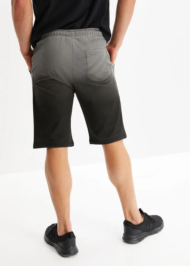 BERMUDAS DE CHáNDAL CON DEGRADADO DE COLOR GRIS HUMONEGRO