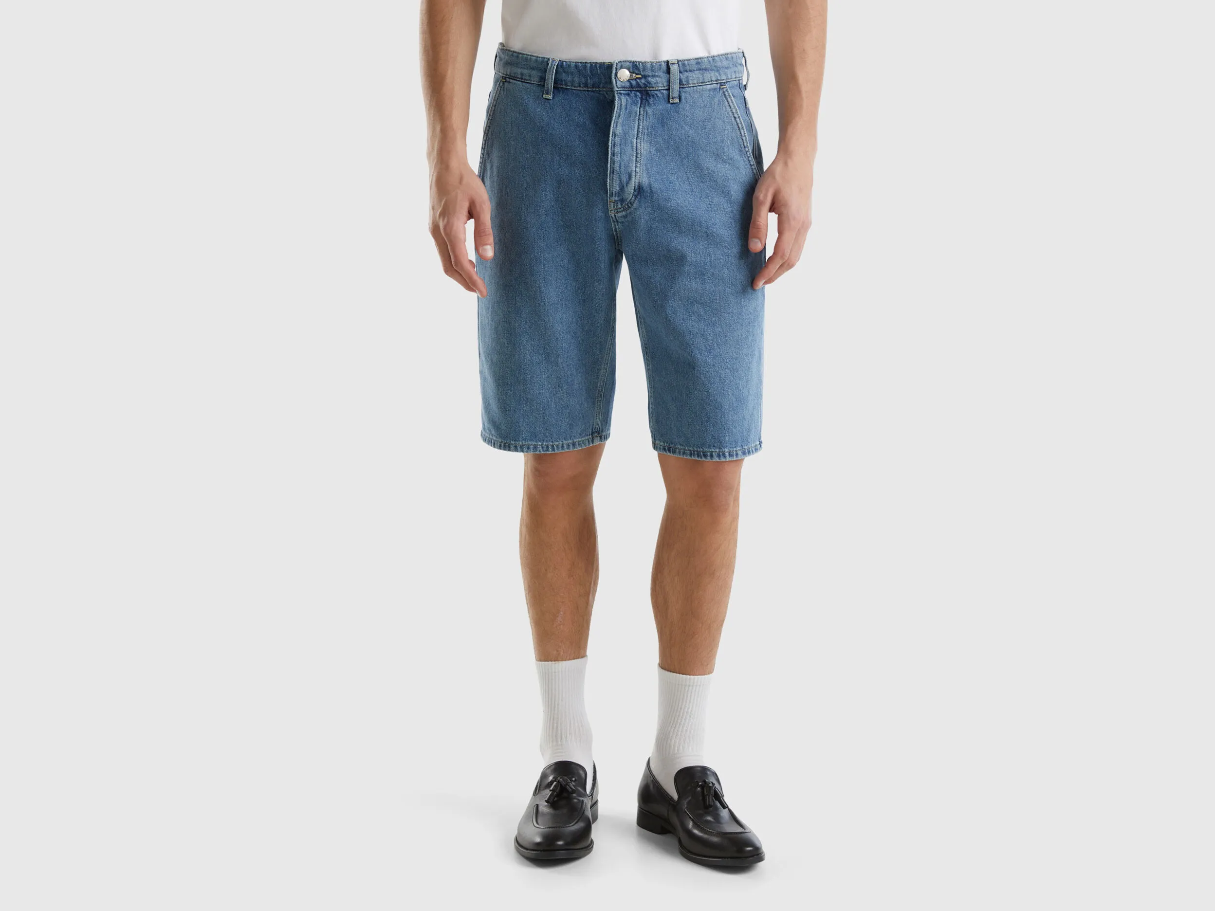 Bermudas vaqueras relaxed fit
