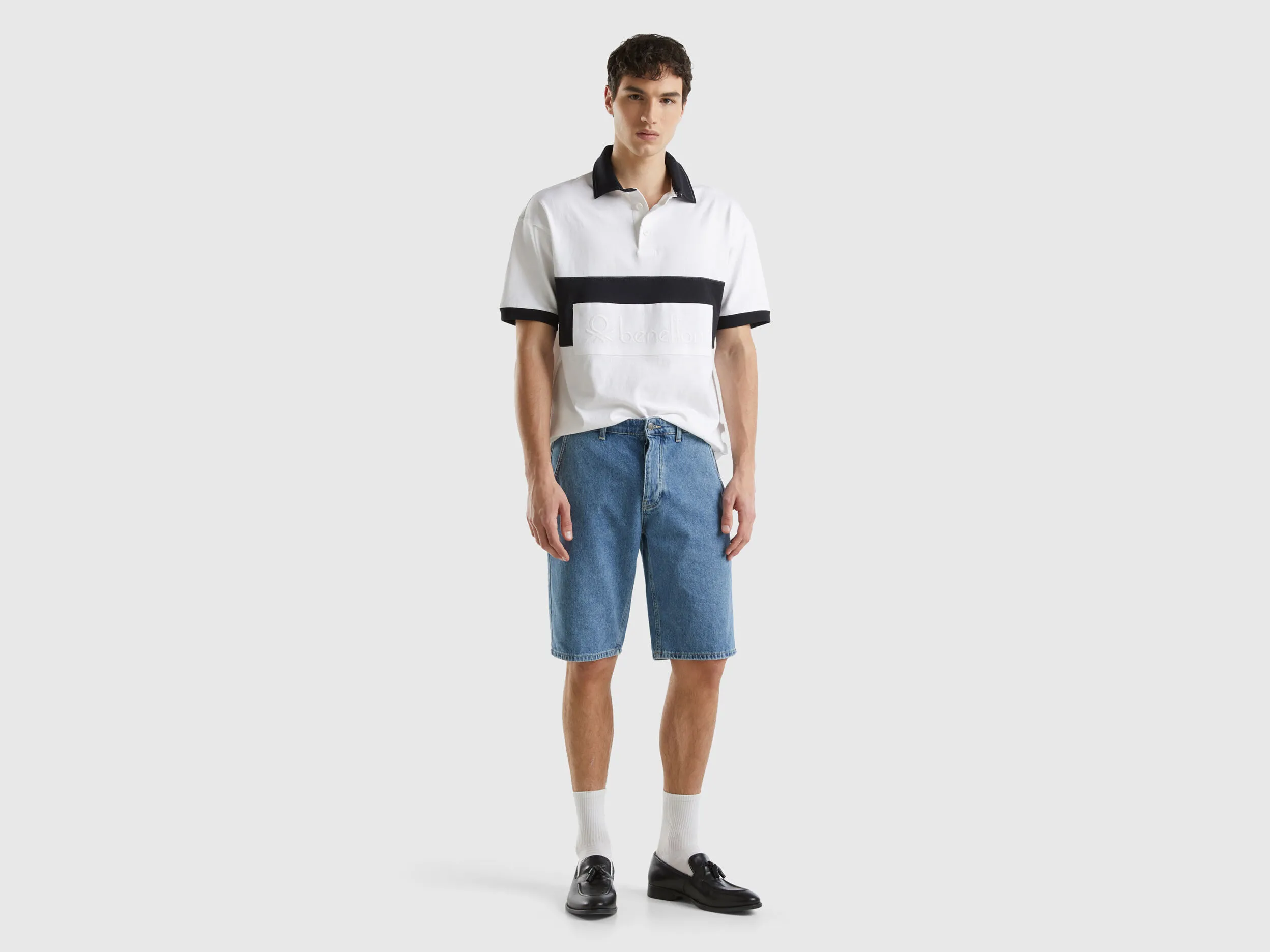 Bermudas vaqueras relaxed fit