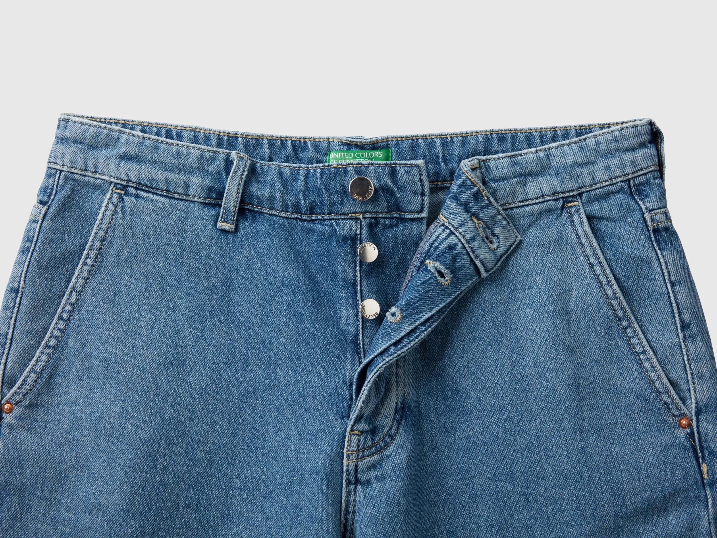 Bermudas vaqueras relaxed fit