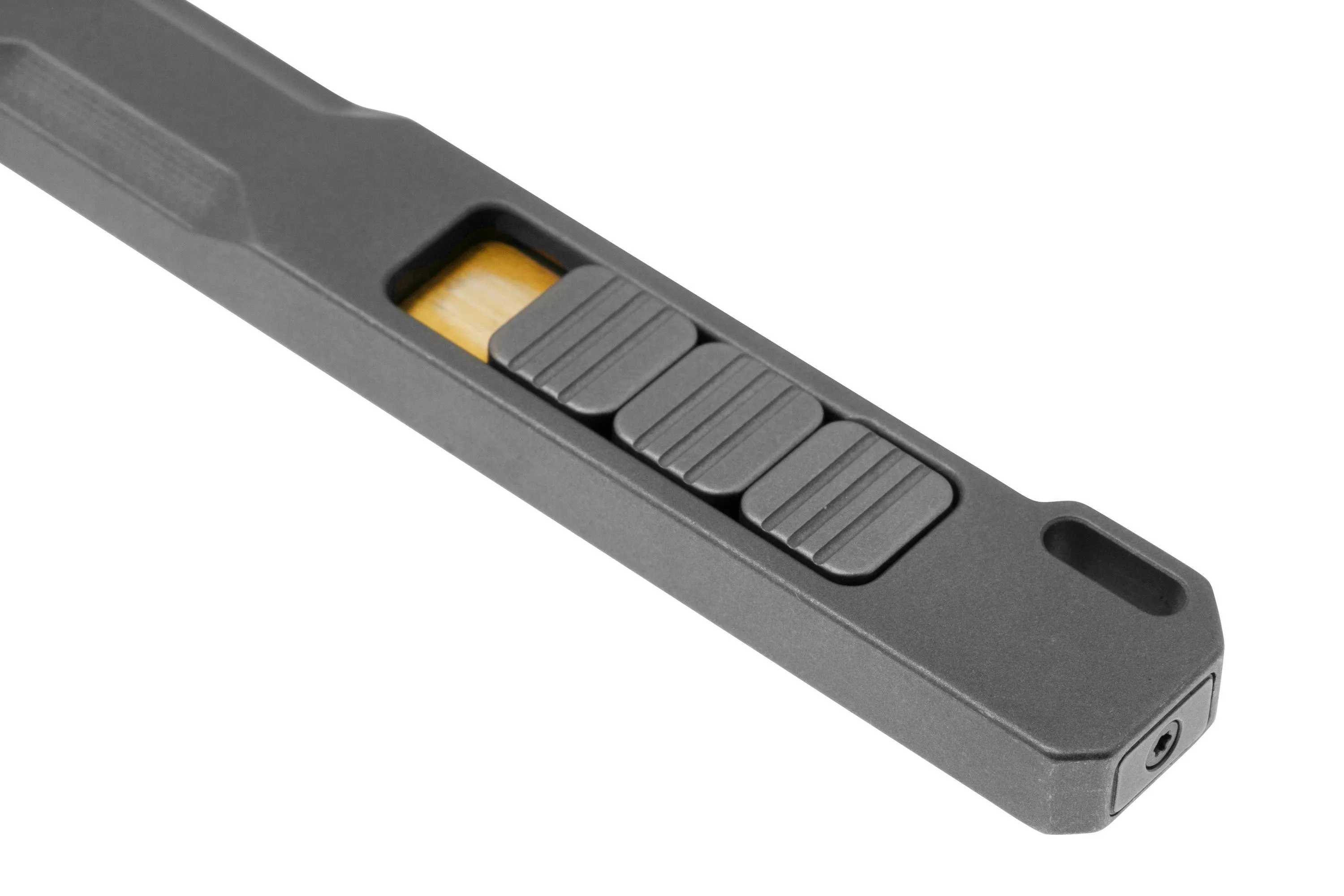 BIG IDEA DESIGN TI PRY BAR TIPBSW STONEWASHED TITANIUM, FIDGET PRYBAR