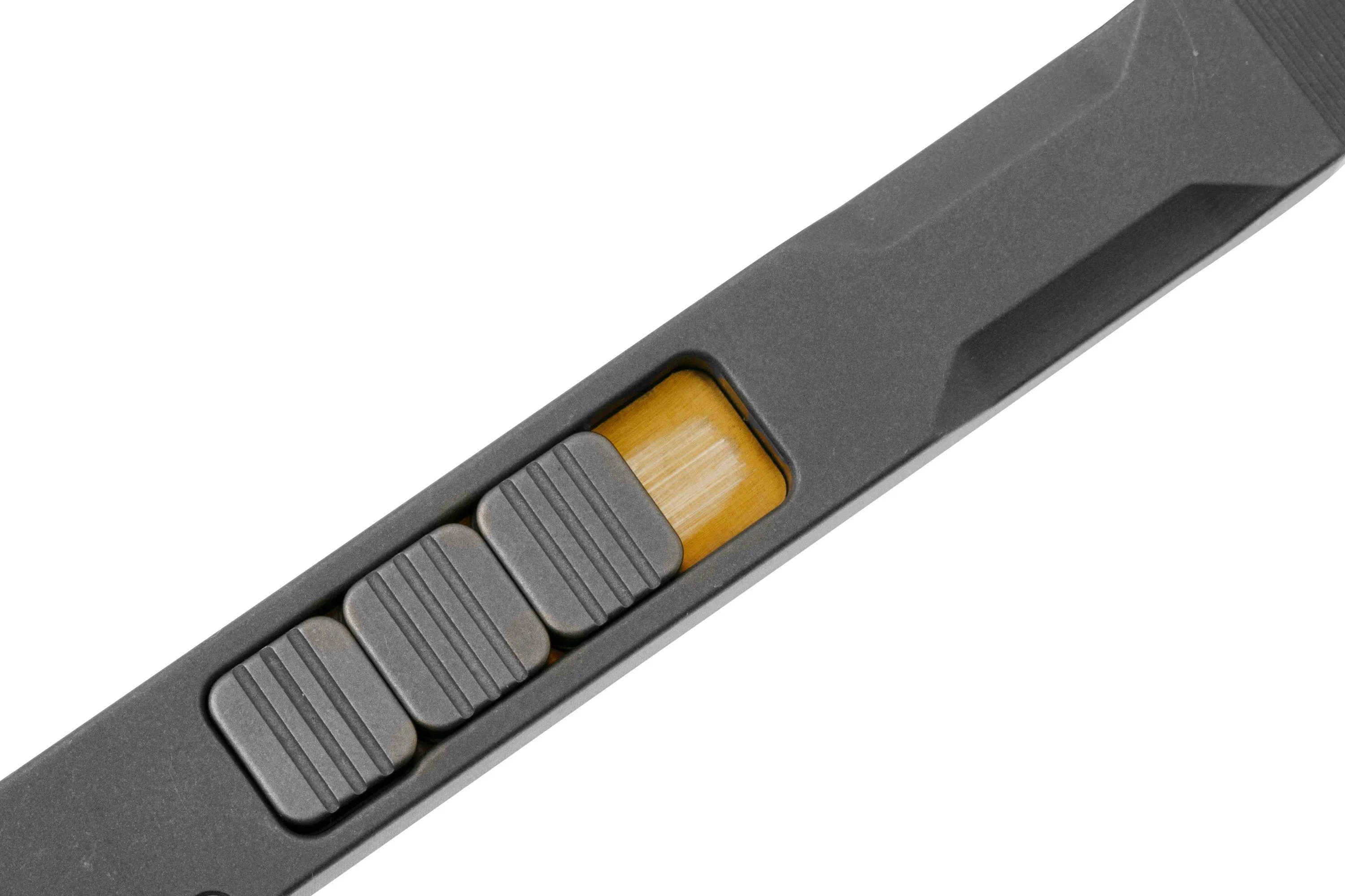 BIG IDEA DESIGN TI PRY BAR TIPBSW STONEWASHED TITANIUM, FIDGET PRYBAR