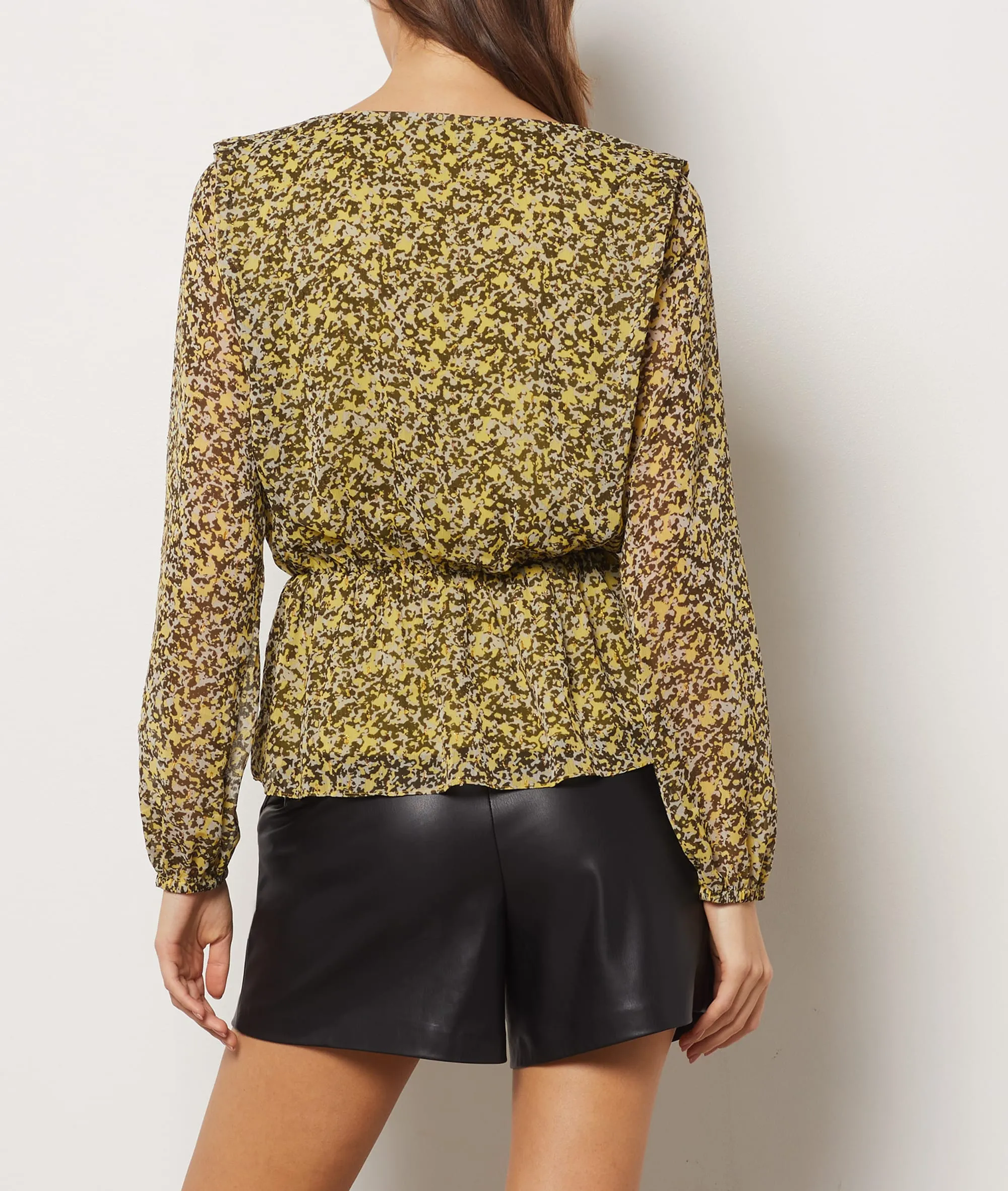 BLUSA AJUSTADA ESTAMPADO FLORAL SPATA MULTICOLORE  ETAM