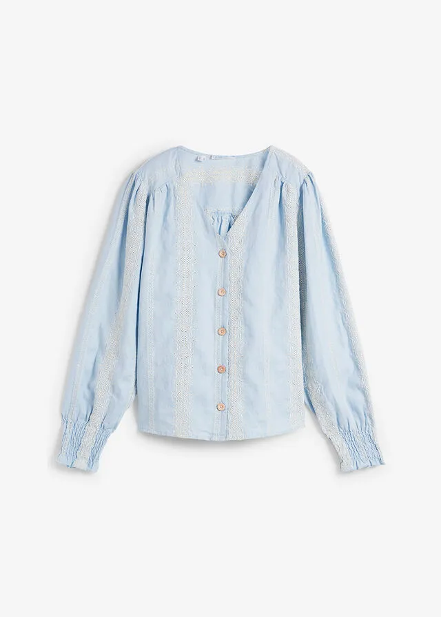 BLUSA AZUL NIEBLACRUDO