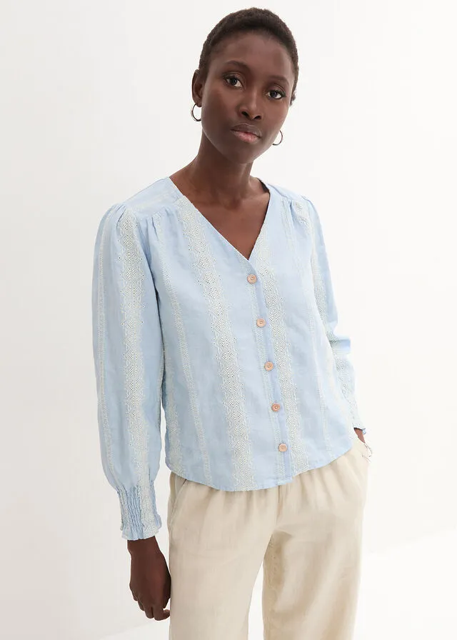 BLUSA AZUL NIEBLACRUDO