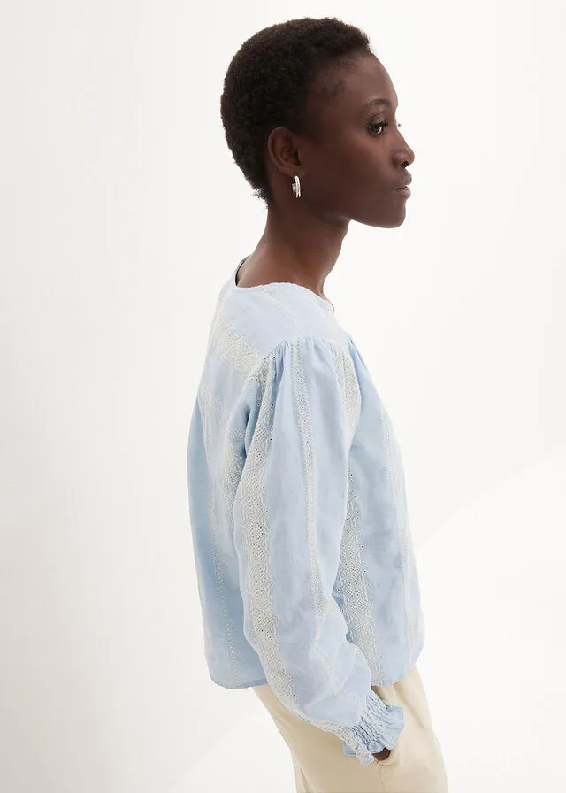 BLUSA AZUL NIEBLACRUDO