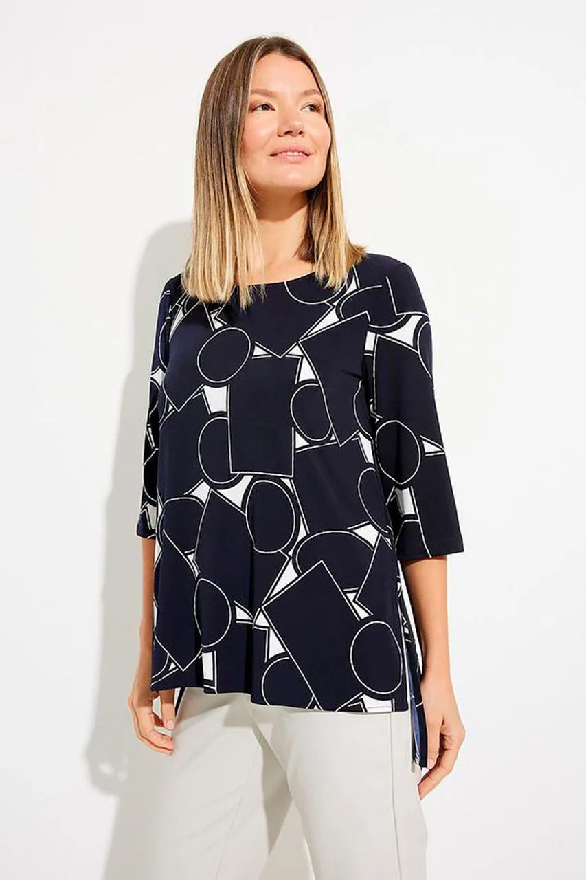 Blusa con Estampado Geométrico Joseph Ribkoff 231129