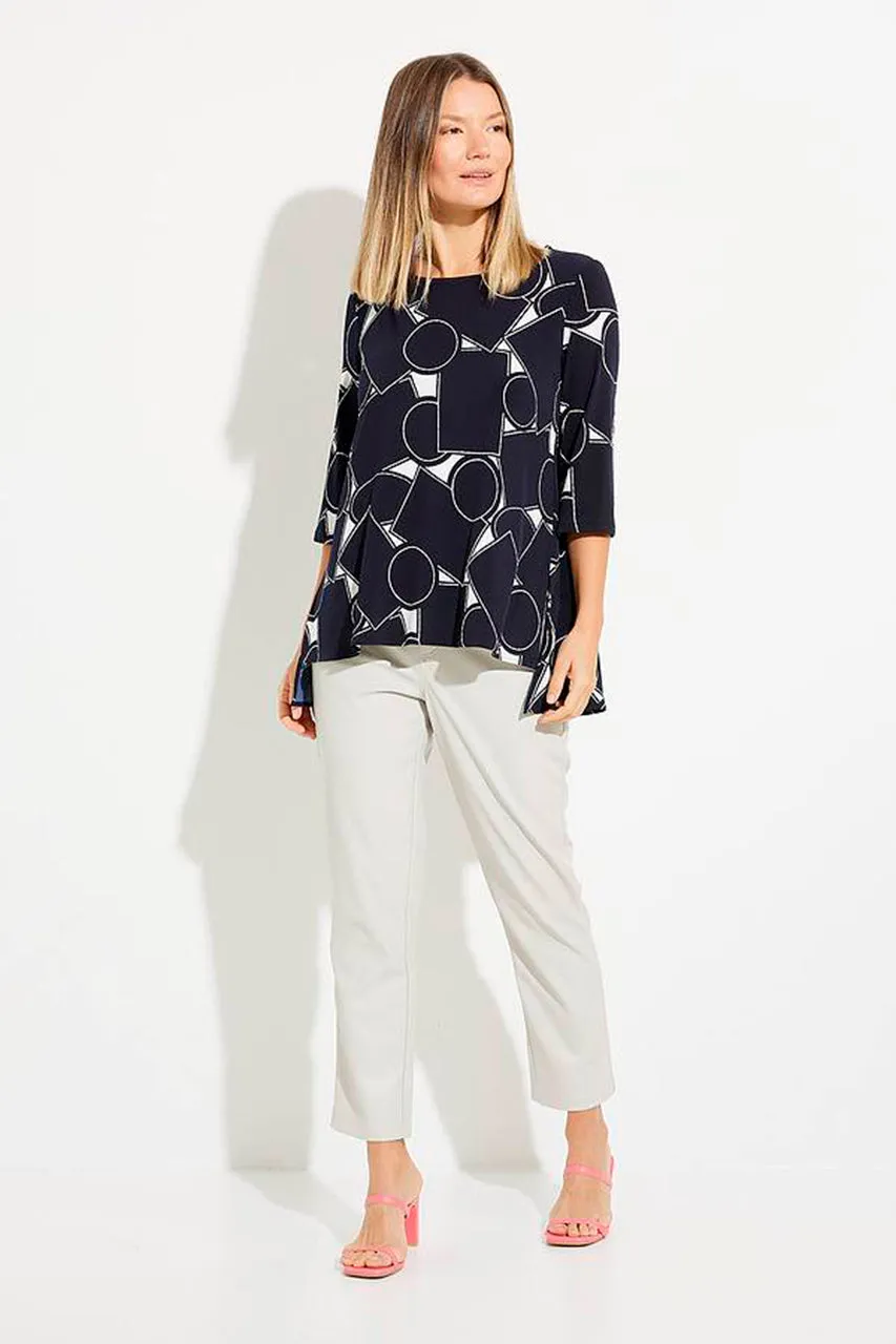 Blusa con Estampado Geométrico Joseph Ribkoff 231129