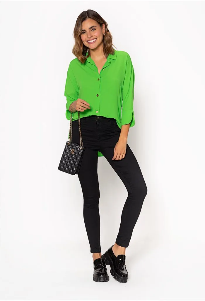 Blusa para dama manga tres cuartos