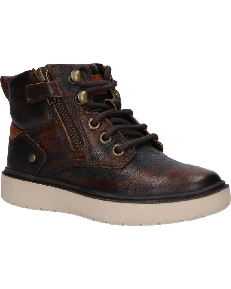 Botas de Niño GEOX J947SA 0JHMW J RIDDOCK C6006 DK BROWN