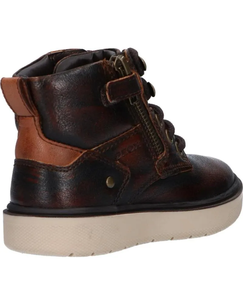 Botas de Niño GEOX J947SA 0JHMW J RIDDOCK C6006 DK BROWN