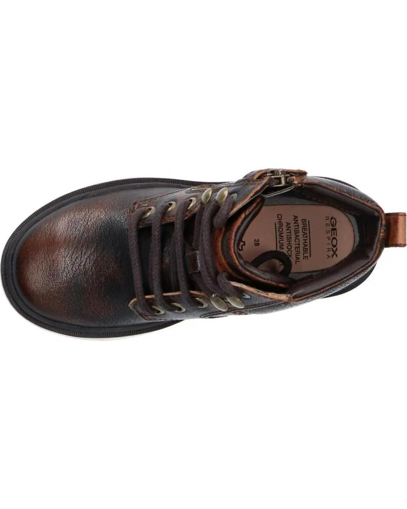 Botas de Niño GEOX J947SA 0JHMW J RIDDOCK C6006 DK BROWN