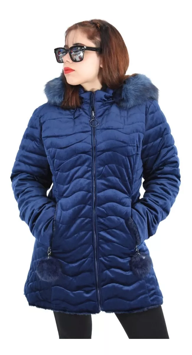 Campera Mujer Abrigada Reversible Importado Gran Oriente