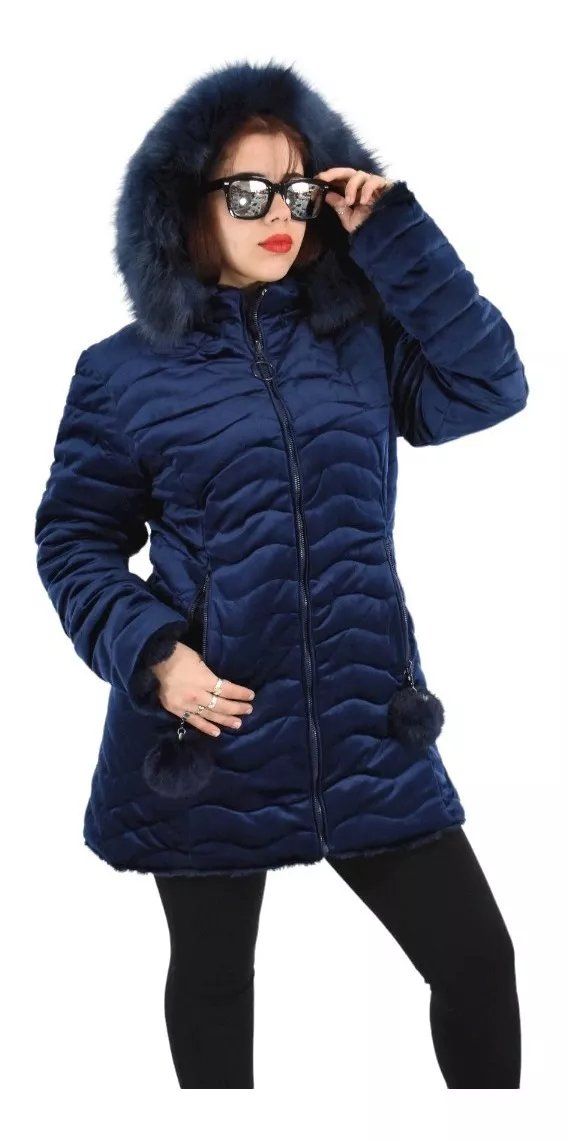 Campera Mujer Abrigada Reversible Importado Gran Oriente