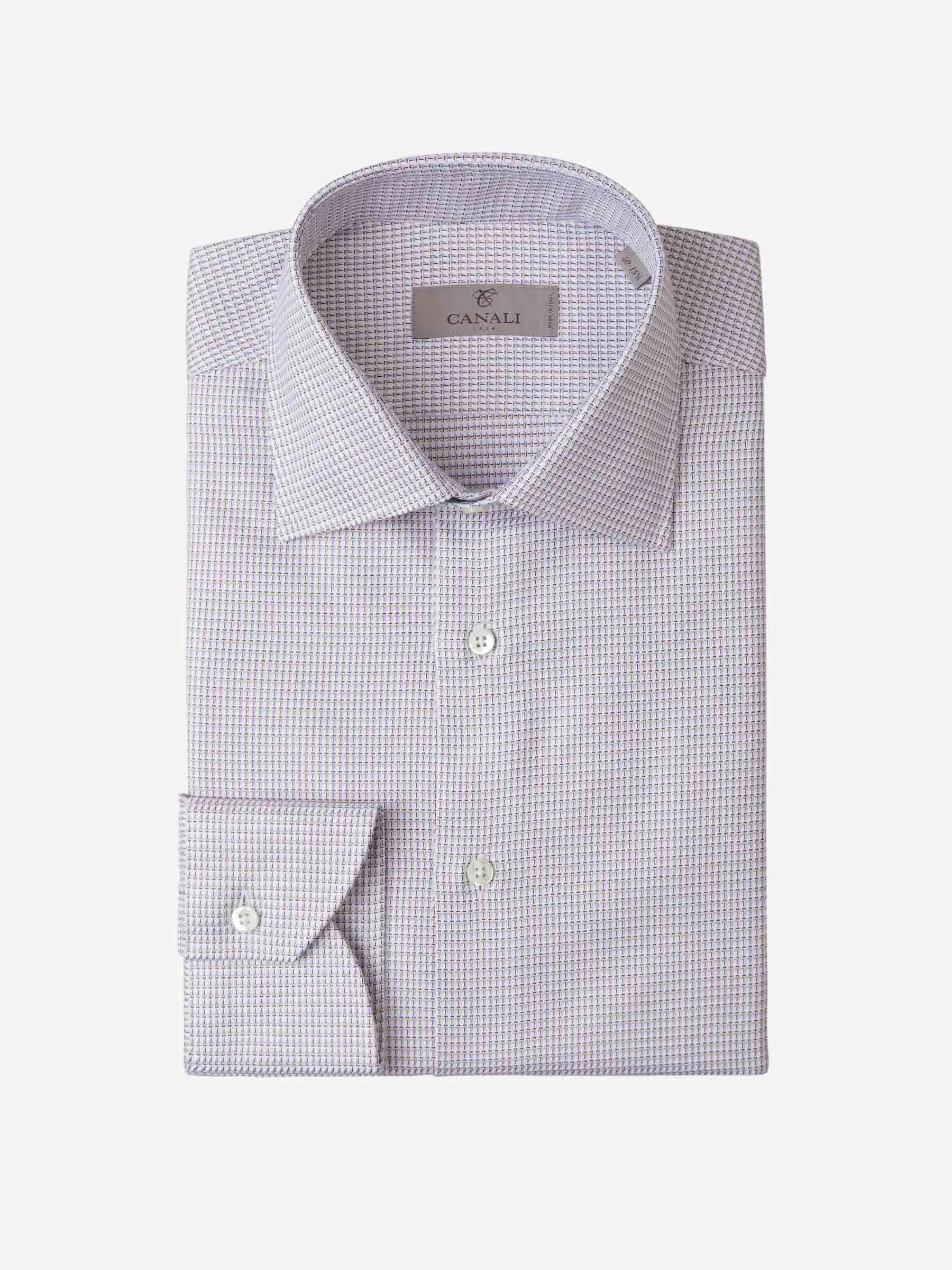Canali Camisa Pata De Gallo