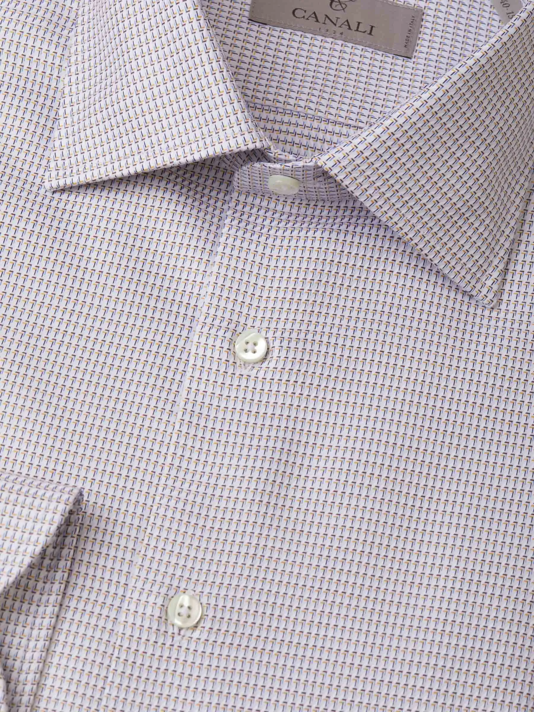 Canali Camisa Pata De Gallo