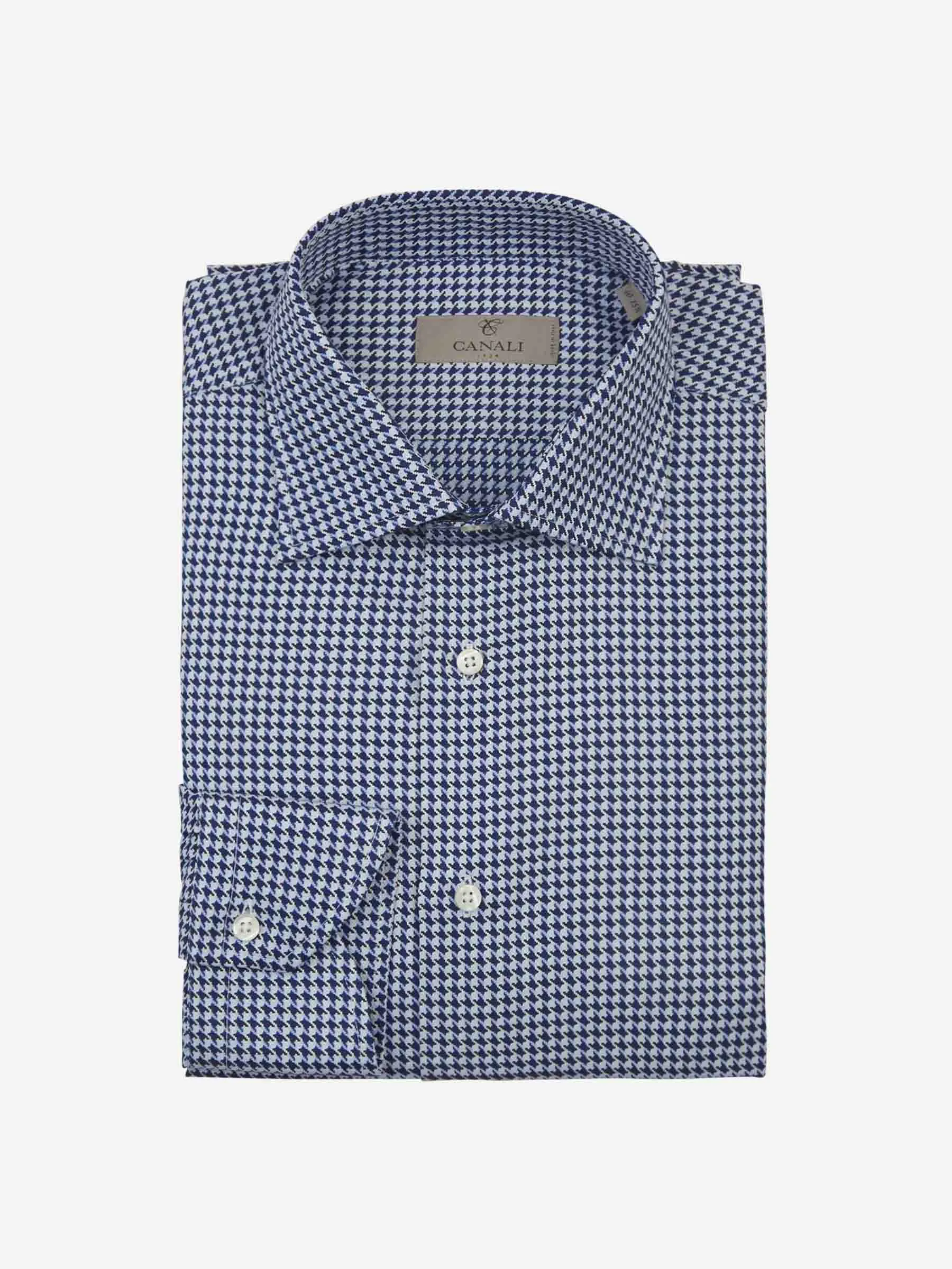 Canali Camisa Pata De Gallo