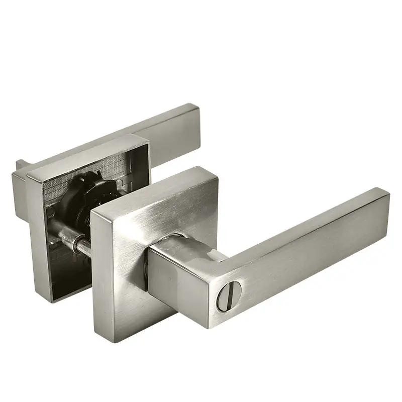Cerradura de Manija Yale 4980 SATINADO PARA BAÑO