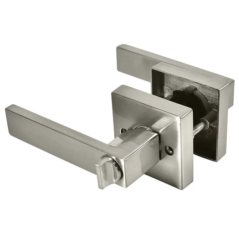 Cerradura de Manija Yale 4980 SATINADO PARA BAÑO