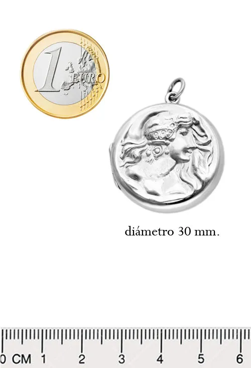 Colgante de plata guardapelos 297_825322