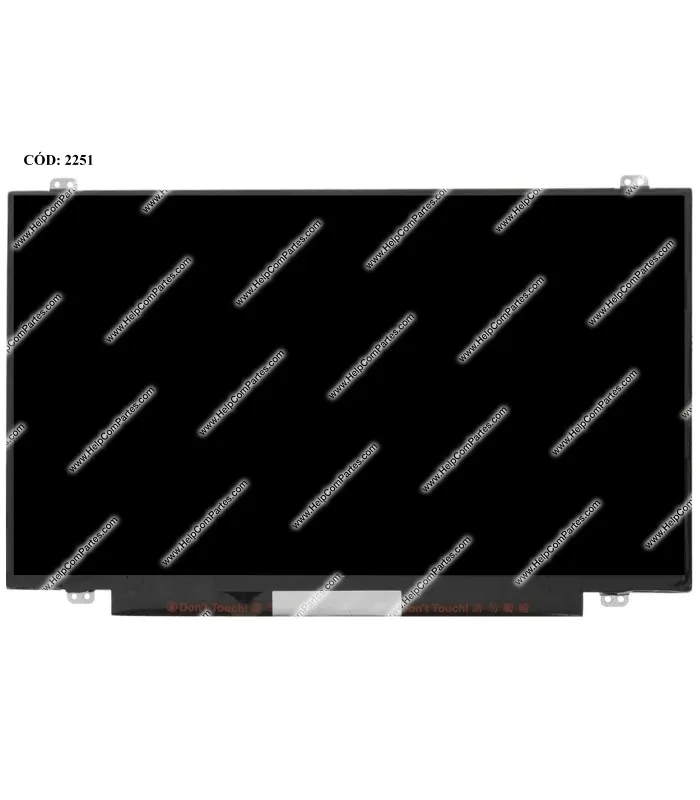 DISPLAY 14.0" 30PIN WLED SLIM WXGA HD (1366X768) MATTE 60HZ EDP VC.D PCBA FLAT SEG. U/D BRACKET/ L23210001