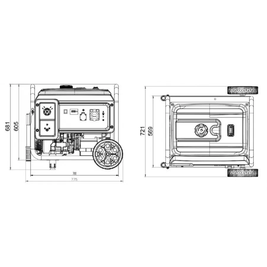 Generador dual Genergy NATURA 8000 | 8500 W