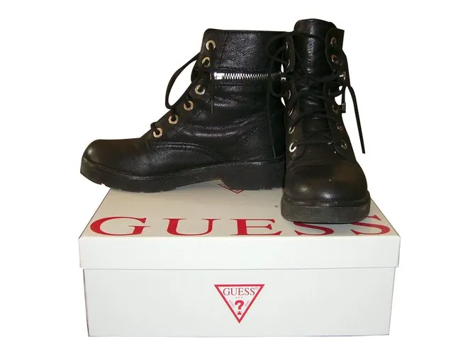 Guess Botines Negro 