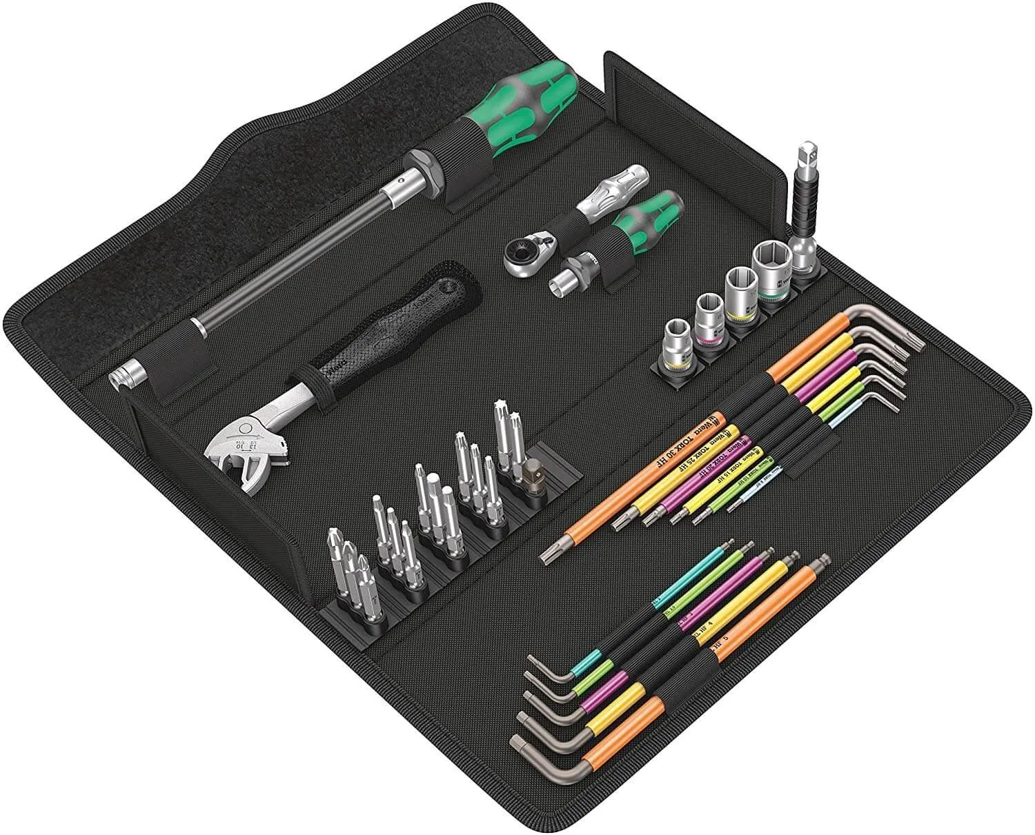 Herramientas de atornillar para trabajos de ventanaje 35 piezas Wera Kraftform Kompakt F 1 ref.134013