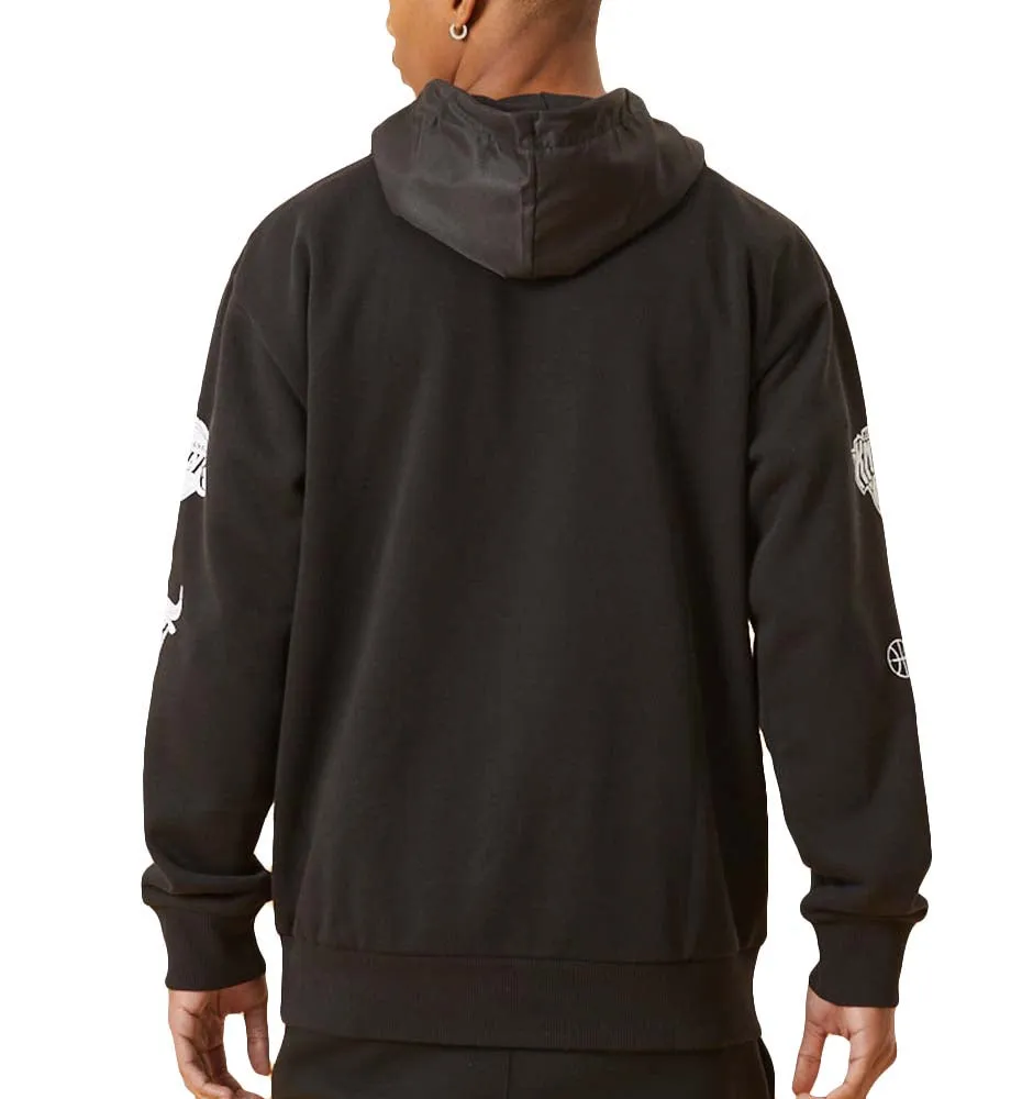 Hoodie Sudadera Capucha Casual_Hombre_NEW ERA Distressed Sleeve Print Hoody