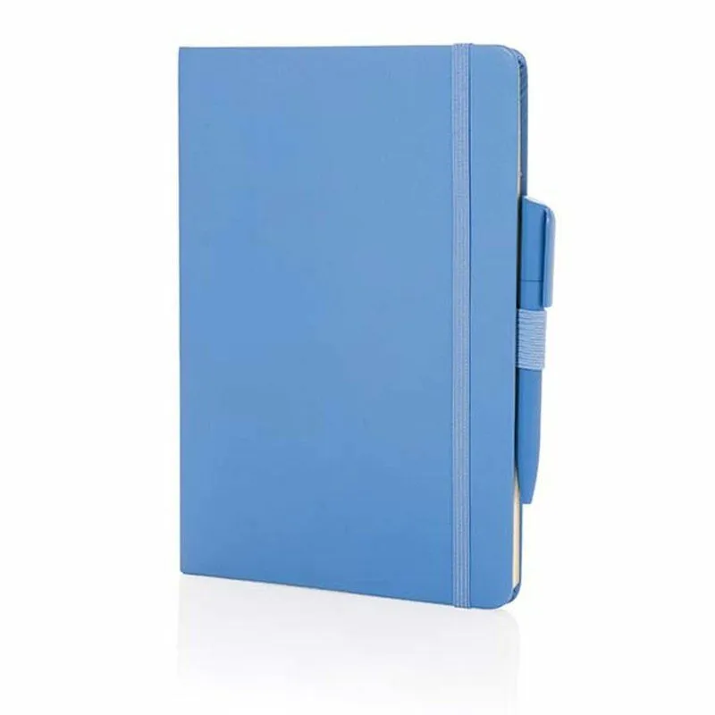 Libreta clásica A5 de cuero regenerado Sam