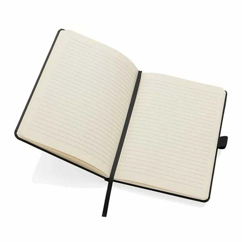 Libreta clásica A5 de cuero regenerado Sam