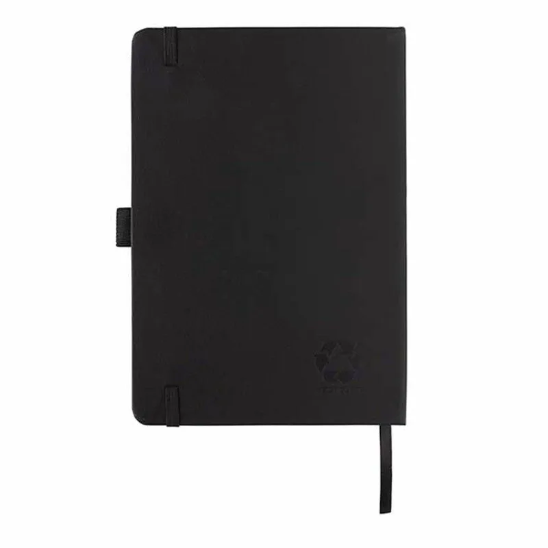 Libreta clásica A5 de cuero regenerado Sam