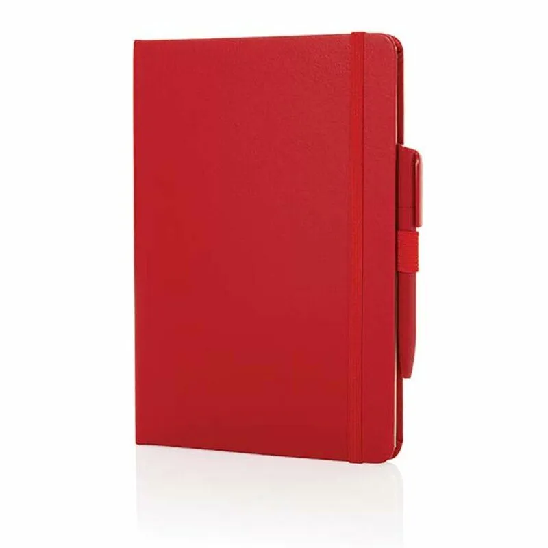 Libreta clásica A5 de cuero regenerado Sam