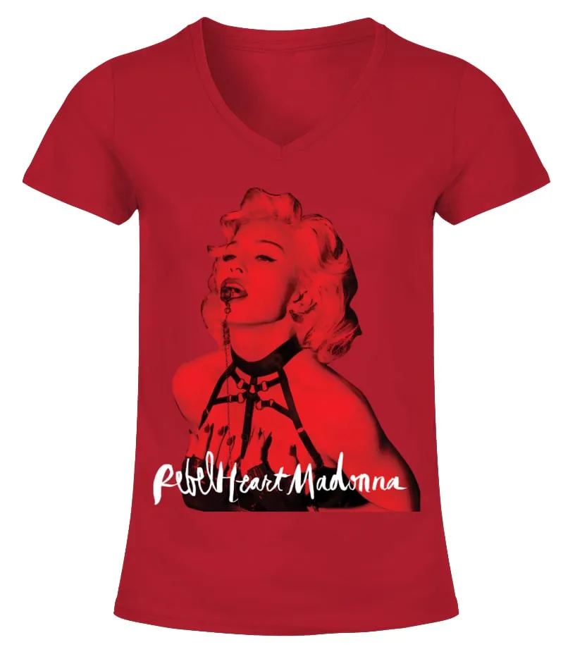 Madonna RD (1) Camiseta cuello pico Mujer