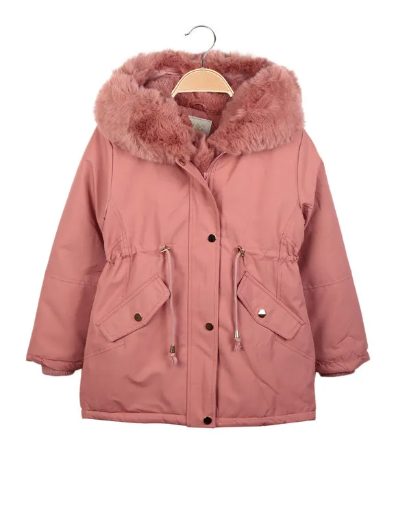 M&2 Kids Parka niña acolchada con capucha