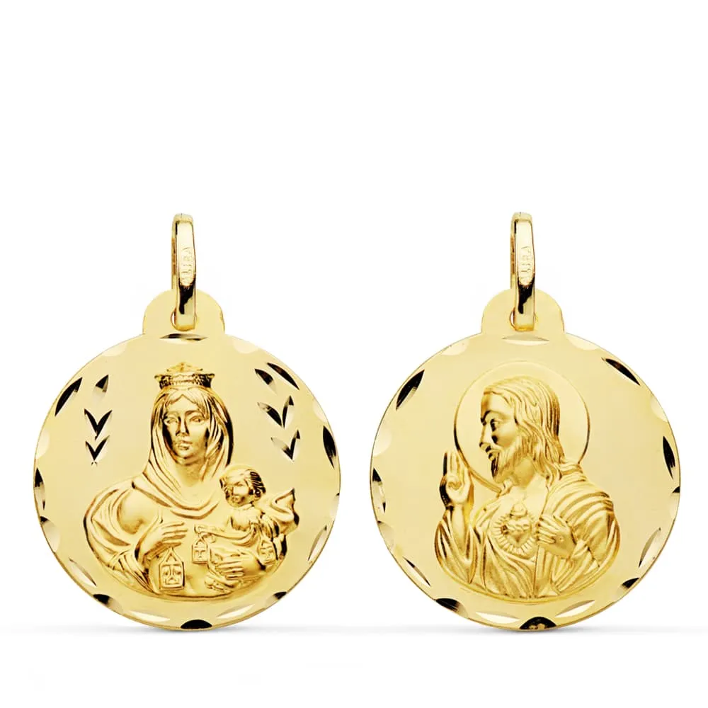 Medalla Escapulario Oro