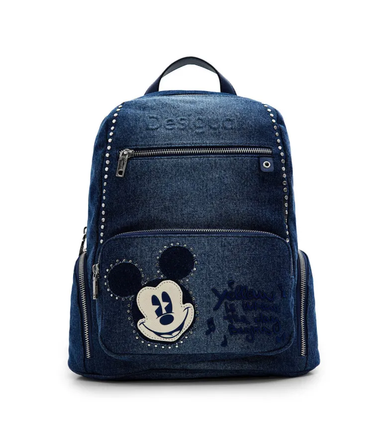 Mochila Mickey Mouse Rock azul