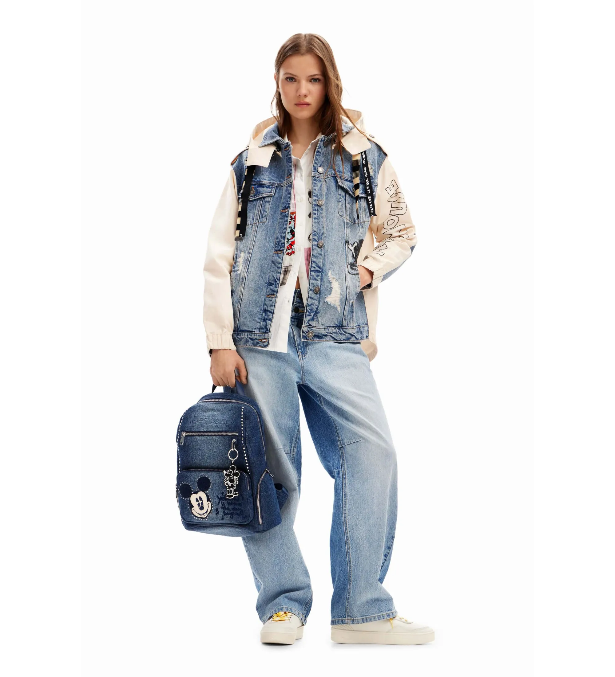 Mochila Mickey Mouse Rock azul