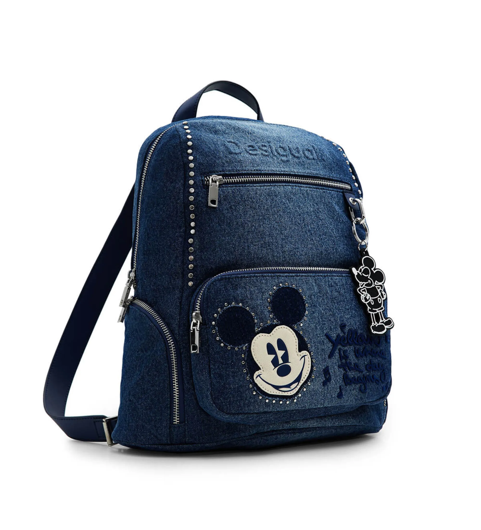 Mochila Mickey Mouse Rock azul