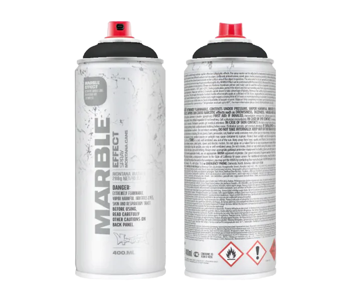 Montana Pintura Mármol NEGRO spray 400ml