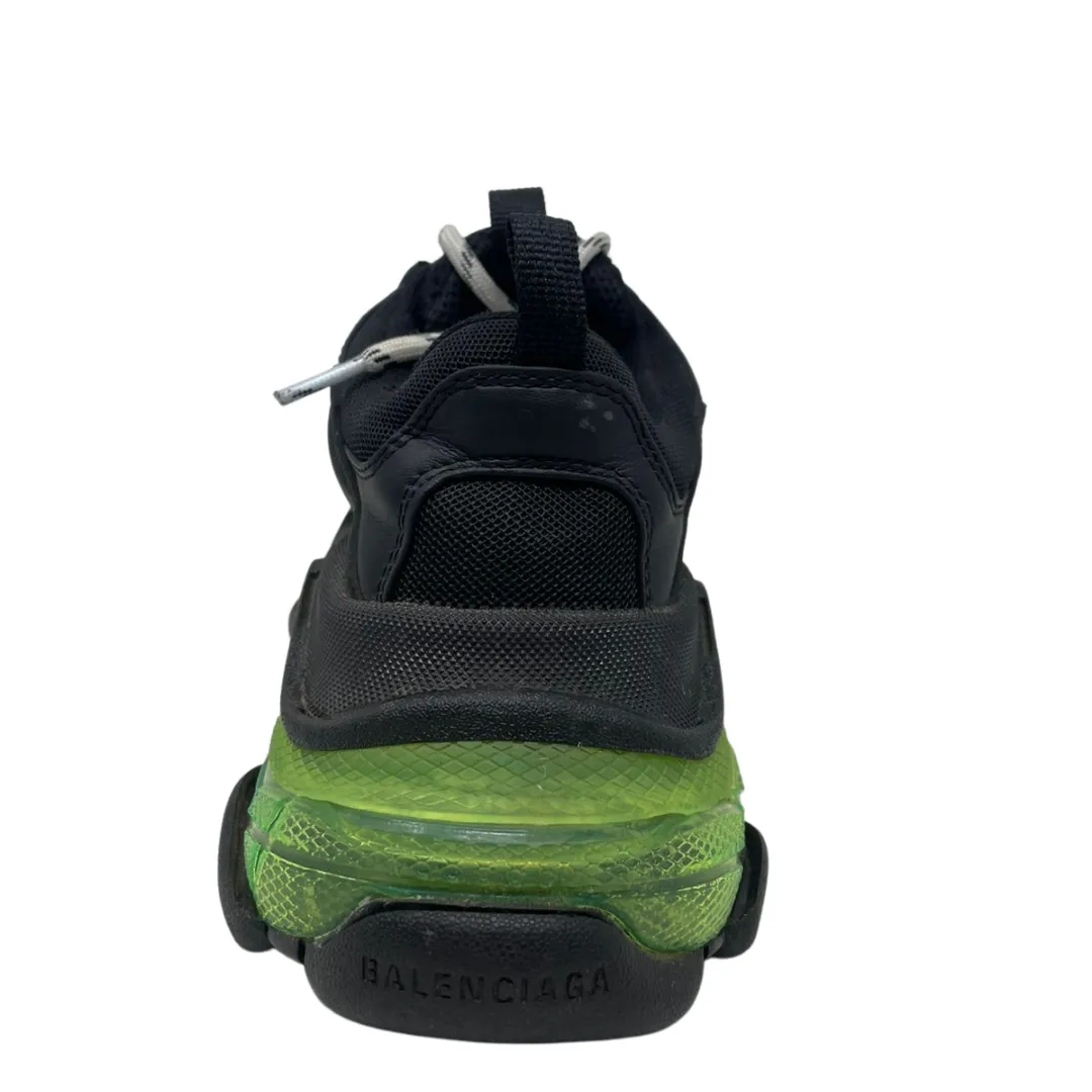 N370O Balenciaga tenis Triple S NEGRO VERDE