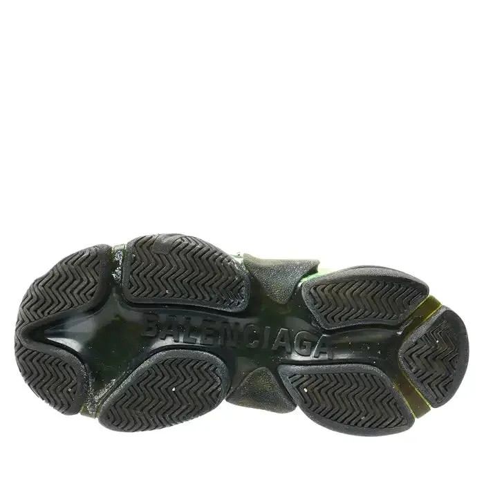 N370O Balenciaga tenis Triple S NEGRO VERDE