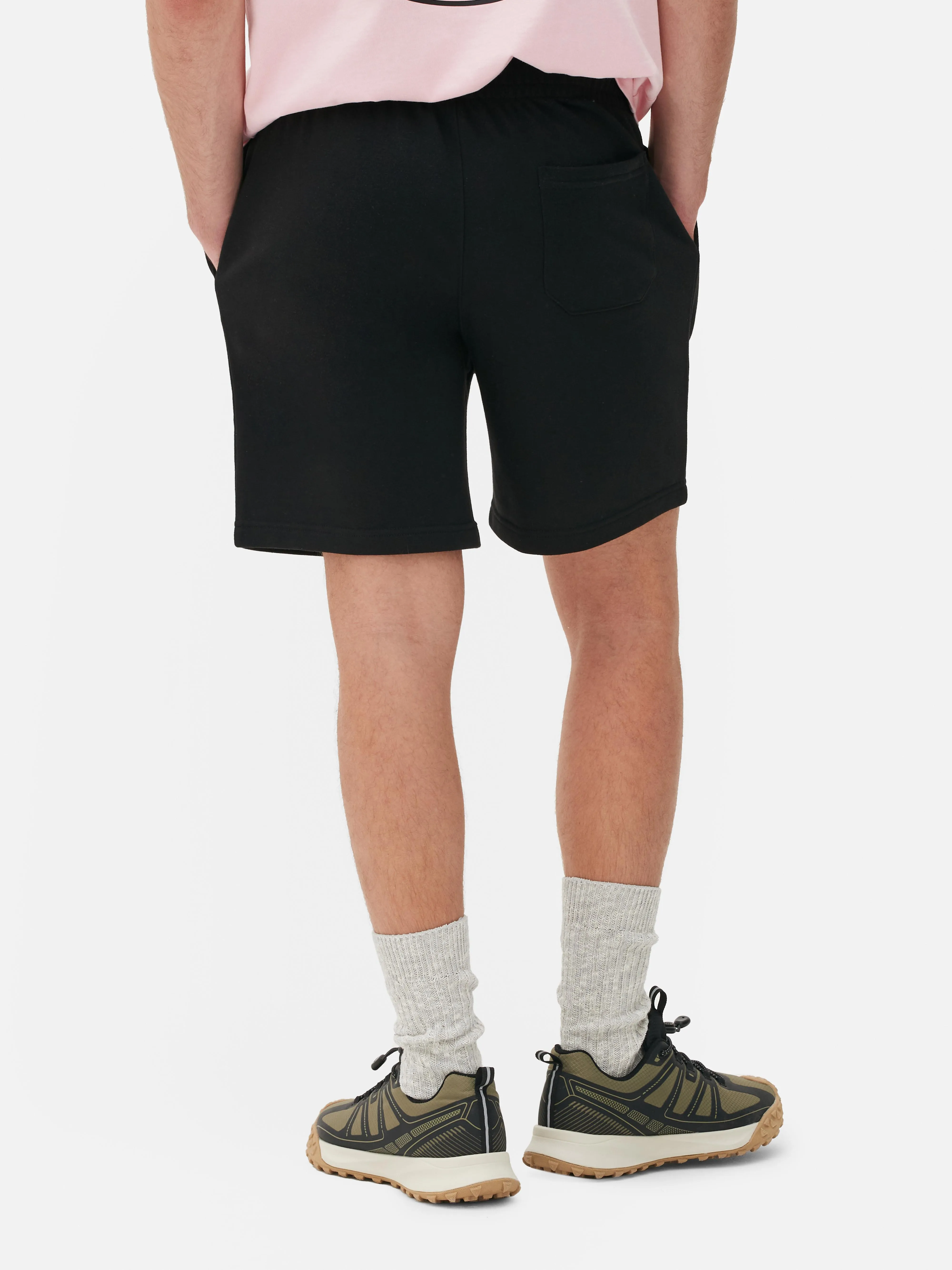 Pantalones cortos de punto con cordón de ajuste