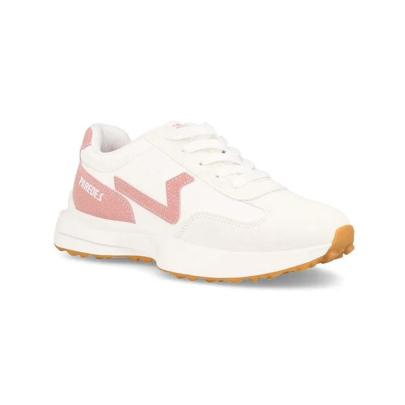 Paredes Zapatillas Casual Mujer Estilo Gátova Rosa
