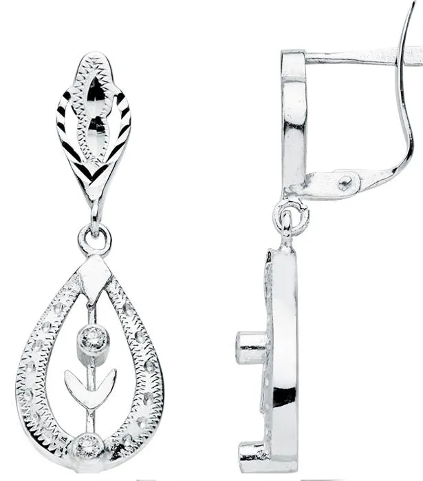 Pendientes Oro Blanco